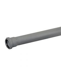Pipe, polypropylene, Ø40mmx3m, with 2 rubber