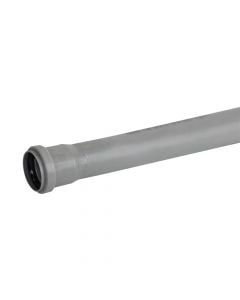 Pipe, polypropylene, Ø50mmx1m, with 1 rubber