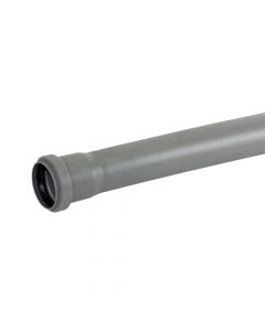 Pipe, polypropylene, Ø50mmx2m, with 1 rubber