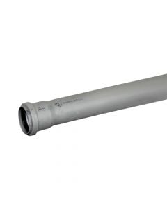 Pipe, polypropylene, Ø50mmx3m, with 1 rubber