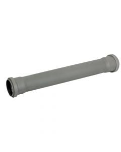 Pipe, polypropylene, Ø50mmx0.5m, with 2 rubber