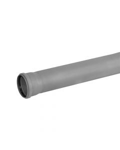 Pipe, polypropylene, Ø110mmx1m, with 1 rubber