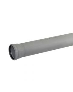 Pipe, polypropylene, Ø110mmx2m, with 1 rubber