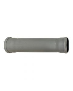 Pipe, polypropylene, Ø110mmx0.5m, with 2 rubber
