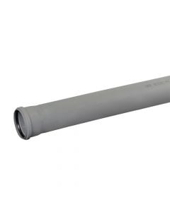 Pipe, polypropylene, Ø110mmx2m, with 2 rubber