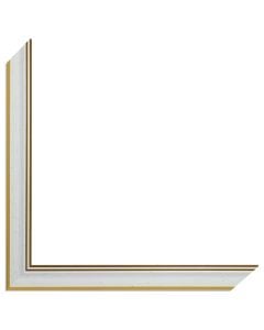 Wooden moulding 1200white, 3.00 m