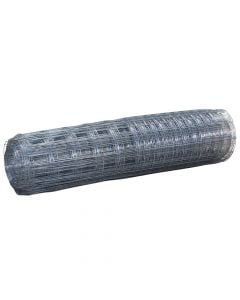 Welded wire mesh, steel galvanized,  80x100 mm, Ø1.6 mm, 1.2x25 m