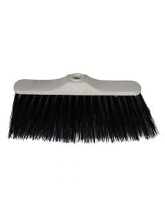 Cleaning broom, ", industrial, plastic, 28 cm, grey, 1 piece