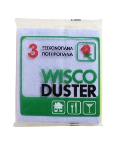 Pecetë pastrimi, "Wisco", shumëpërdorimshe, mikrofiber, miks, 31-37 cm, 1 copë