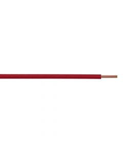 Flexible power cable 1x1.5mm², Red color N07V-K, Fire resistant