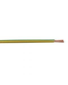 Flexible power cable 1x2.5mm², Green&yellow color N07V-K, Fire resistant