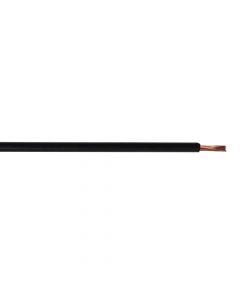 Flexible power cable 1x4mm², Black color N07V-K, Fire resistant
