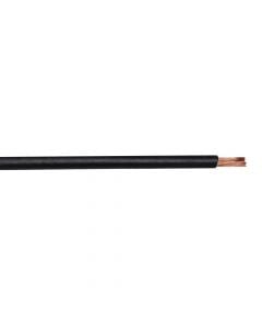 Flexible power cable 1x6mm², Black color N07V-K, Fire resistant