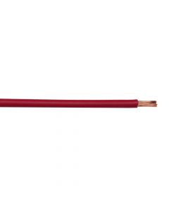 Flexible power cable 1x6mm², Red color N07V-K, Fire resistant
