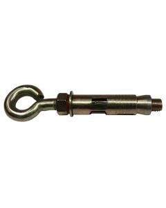 Heavy duty shield anchors two pcs shield with eye bolt M16, ZINC