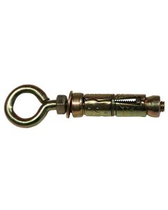 Heavy duty shield anchors three pcs shield with eye bolt M6, ZINC