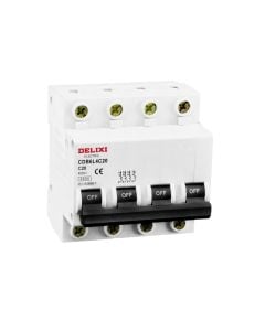 Mini Circuit Breaker 6kA 4P- 20A.