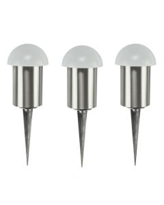 stainless steel body, size: F:80*H:250mm, set of 3, 12V, 3x10W G4 bulb, with 10m SPT-2 cable, with t