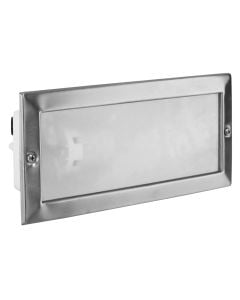 stainless steel body, glass shade, size:L:233*W:102*H:70mm, 230V, Max 60W, E27, bulb not included. I