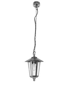stainless steel body, glass shade, size: L:198*W:198*H:850mm, 230V, Max 60W, E27, bulb not included.