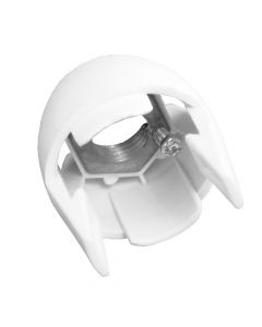 The E14 plastic backcap with metal thread for white