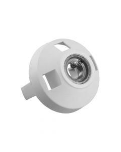 The E27 plastic backcap with metal thread for white