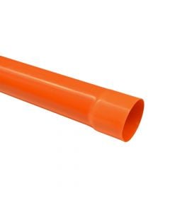 PVC discharge pipe Ø100x3m thin