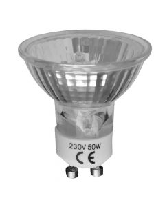 Halogen reflector lamp for 230V GU10 50W, 2000H