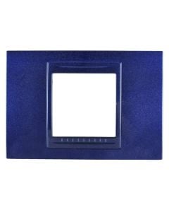 2 mod. Cover frame indigo blue Unica Allegro