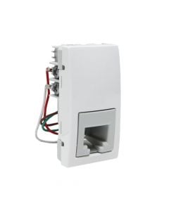 Telephone socket White Unica Top RJ11 4 contacts