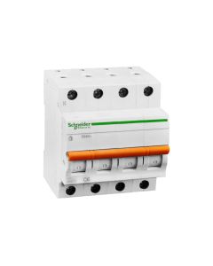 Mini Circuit Breaker 4P,  6A, Kurba C, 6kA