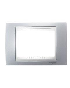 Kapak 3 module unica top/alumin metalik