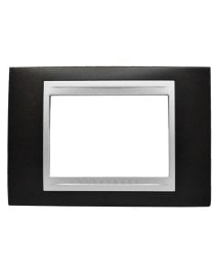 3 mod. Cover frame metallic Unica Top