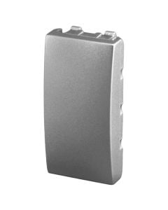 blind cover 1 module Aluminium  Unica Top