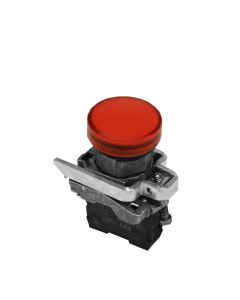 Red LED signal lamp 230 V
