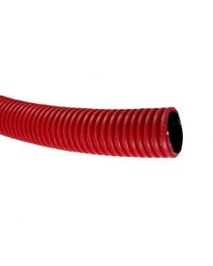 RED CORRUGATED TUBE D.75