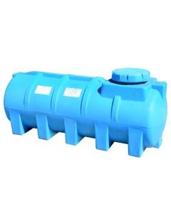 Water tank, plastic, horizontal, 500 lt