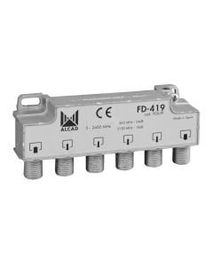 Shpërndarës sinjali televiziv, 1 hyrje, 5 dalje