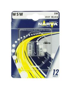 W5W     12V      5W  W2,1X9,5D