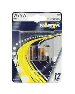 WY5W   12V      5W  W2,1X9,5D  AMBER