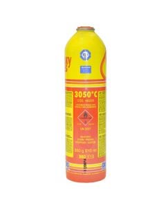 Gas cylinder for welding, Oxyturbo, 350 g, max 3050 ⁰C