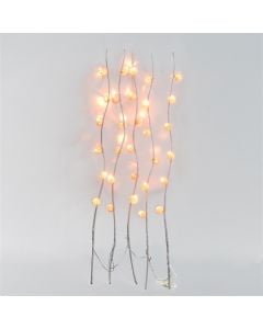 Drita dekorative LED Te Bardha,ne forma topi ratan IP65