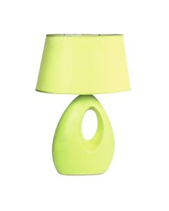 Table light Occhiello Ceramic green color 1xE27 60W