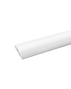Pvc floor channel 10x52 white