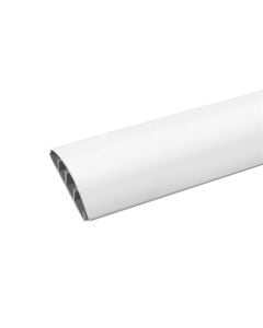 Kanalinë dyshemeje, (e bardhë) Pvc 18x75