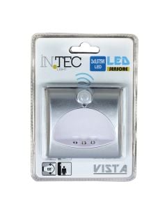 Ndriçues i jashtëm LED VISTA me sensor, 3x1.5V, AAA