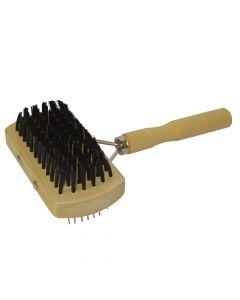 Brush for dogs, Pets collection, pins steel and synthetic fibers,