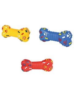 Bone for dog in the shape of a bone, Trixie 3374, mixed color, 15 cm, vinyl