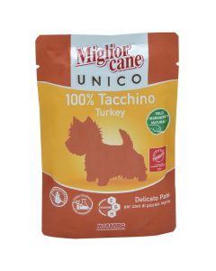 Dogs food, Miglior Cane, with tacchino turkey, 100 gr