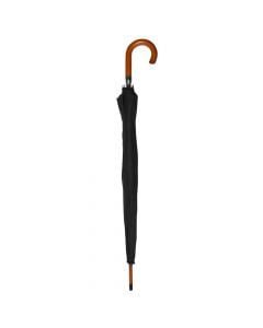 Umbrella for man, Trend, 1 section automatic, 63cm, wooden handle